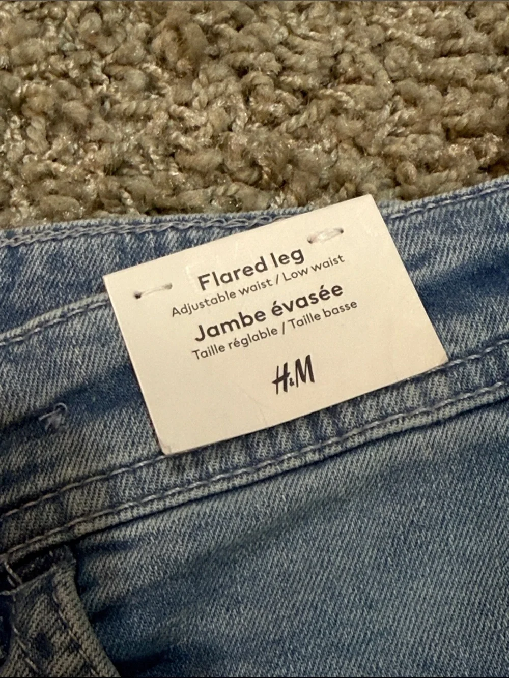 Girls H & M Flared Denim Jeans 14 NEW